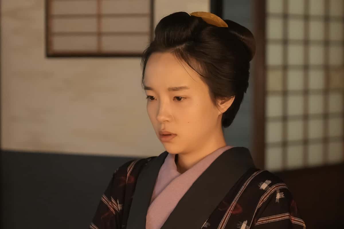 クマ(夏目透羽)。NHK連続テレビ小説「ばけばけ」第100回から