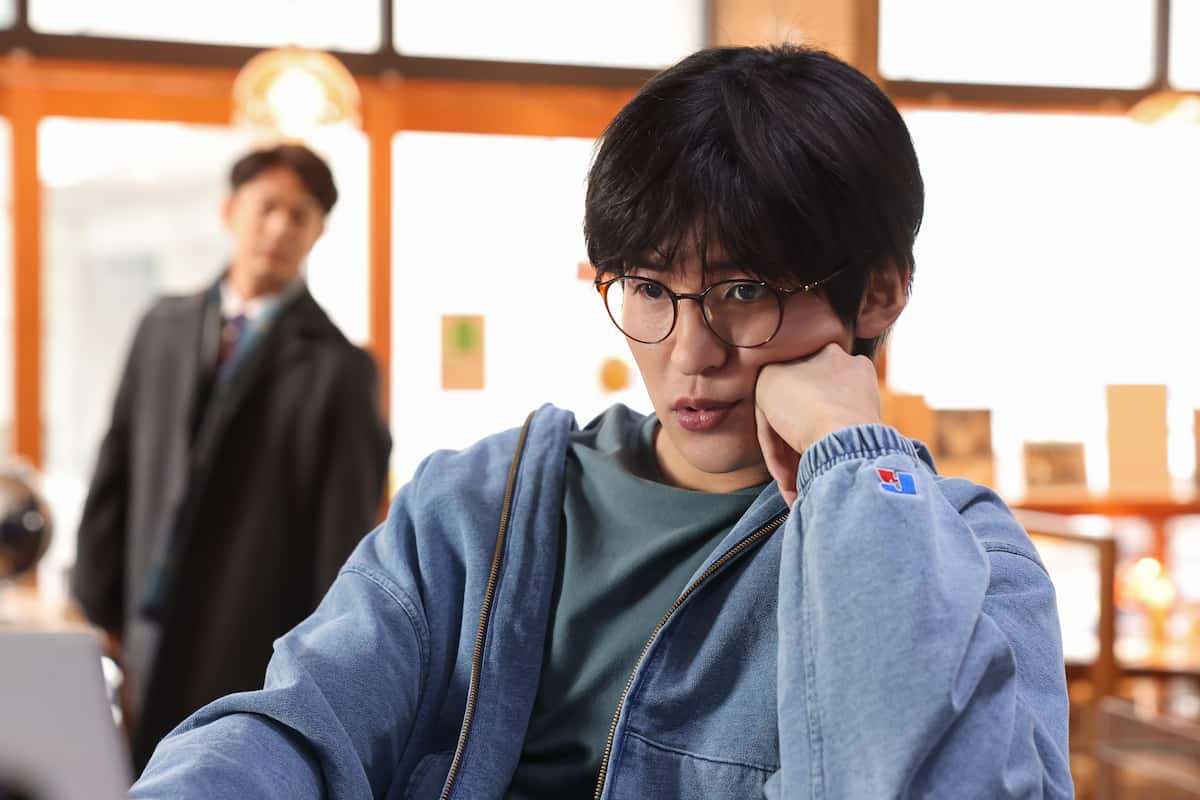 栗須栄治(妻夫木聡)、中条耕一(目黒蓮)。日曜劇場「ザ・ロイヤルファミリー」